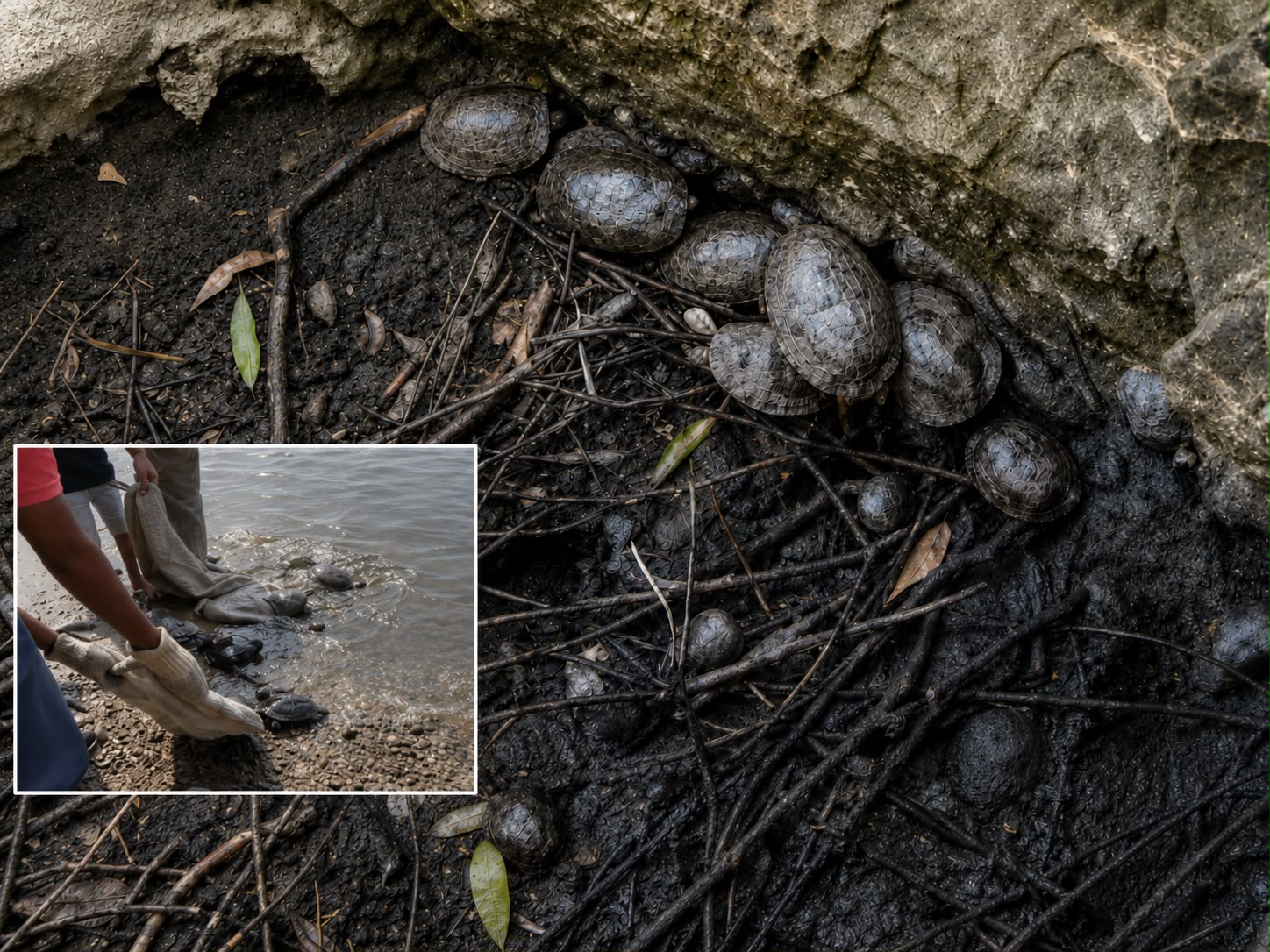 Nearly 50 turtles rescued from drought-stricken well in Kantale