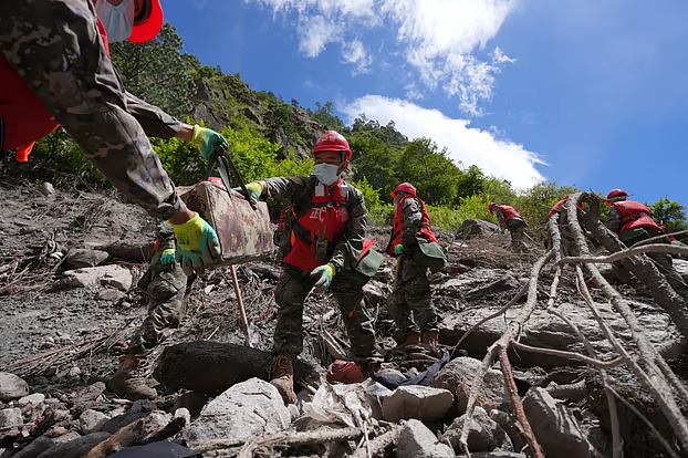 China resumes rescue efforts as glacier lake threat diminishes following border disaster
