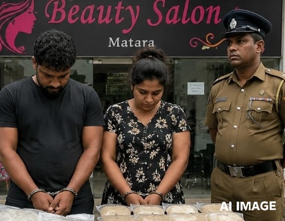 Matara Salon Operators Arrested with Drugs Valued at Rs. 70 Million
