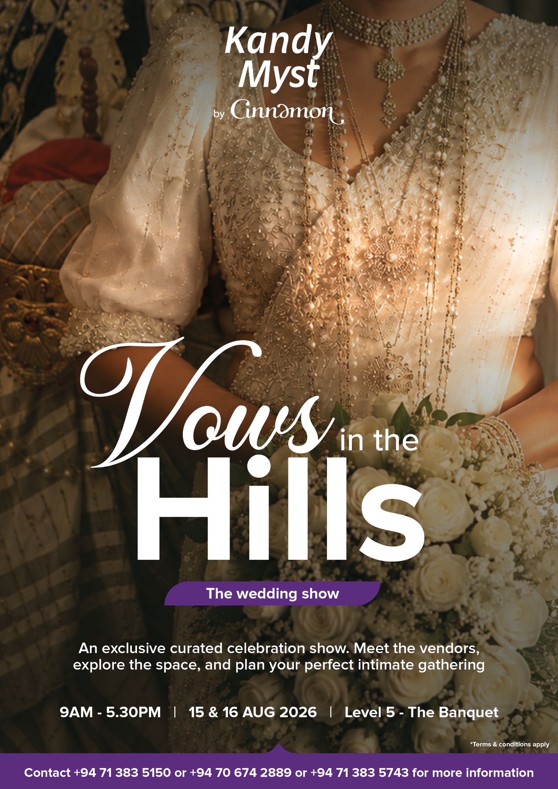 Kandy Myst by Cinnamon to Host Two-Day Wedding Showcase in August