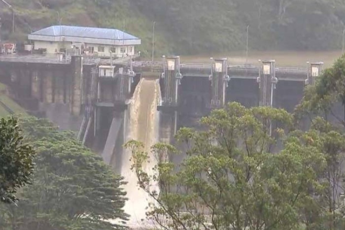 Kotmale Reservoir Gates Opened as Heavy Rainfall Triggers Flood Alert