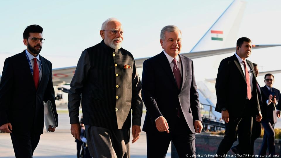 Indian PM Modi in Uzbekistan ahead of SCO Summit