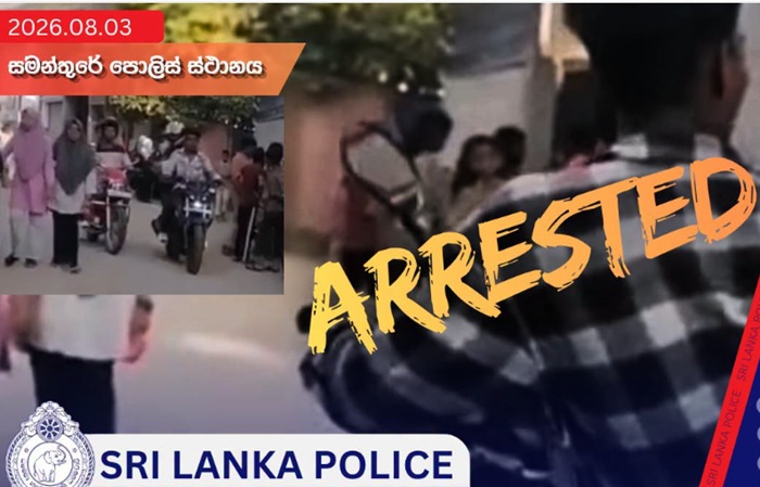 Five motorcyclists arrested in Sammanthurai for reckless riding near school