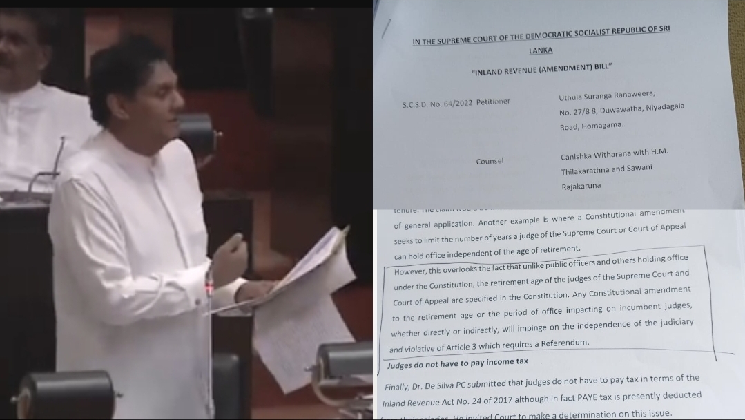 Opposition Leader Invokes 2022 Supreme Court Ruling on Judges' Retirement Age Amendment