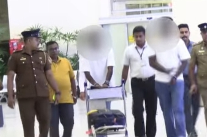 Two suspects in Wattala birthday party shooting arrested after deportation from India