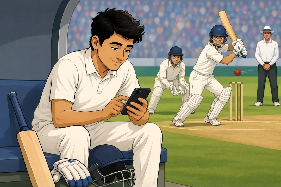 Tamil Nadu Cricketer Fined for Phone Use During Match