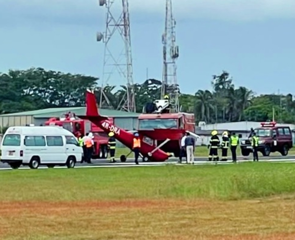 Training Aircraft Sustains Damage in Hard Landing at Ratmalana Airport