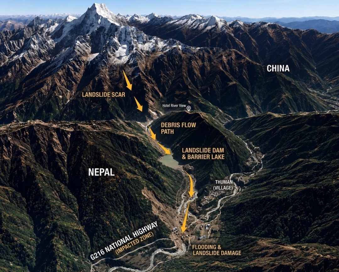 Earthquake and ice-rock avalanche suspected in catastrophic Nepal border flood