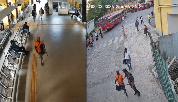 Air Force Personnel Apprehend Suspect in Pettah Bus Stand Theft