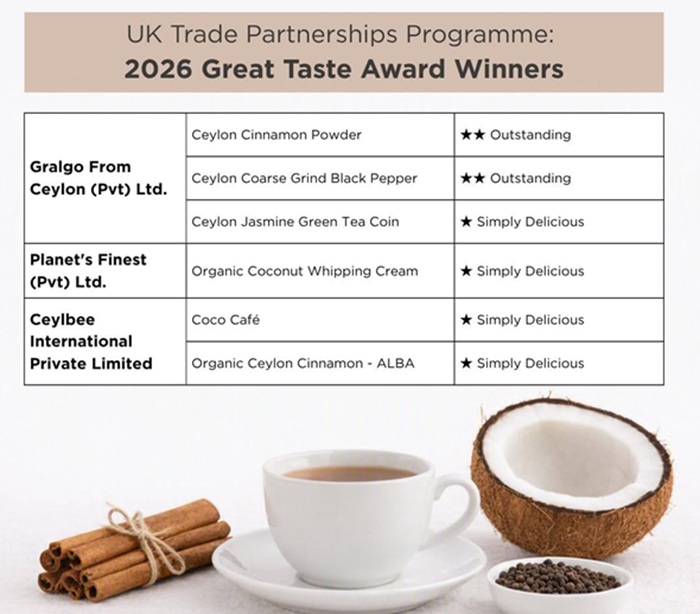 Three Sri Lankan Food Companies Earn Great Taste Awards Recognition