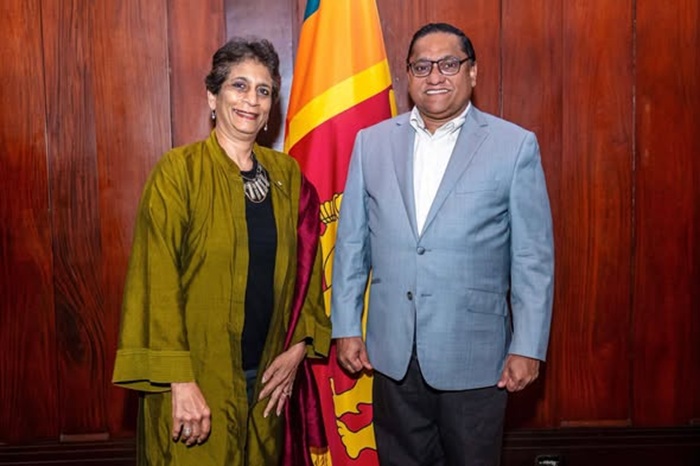 Foreign Minister meets with Sri Lanka's top UN official to discuss development cooperation