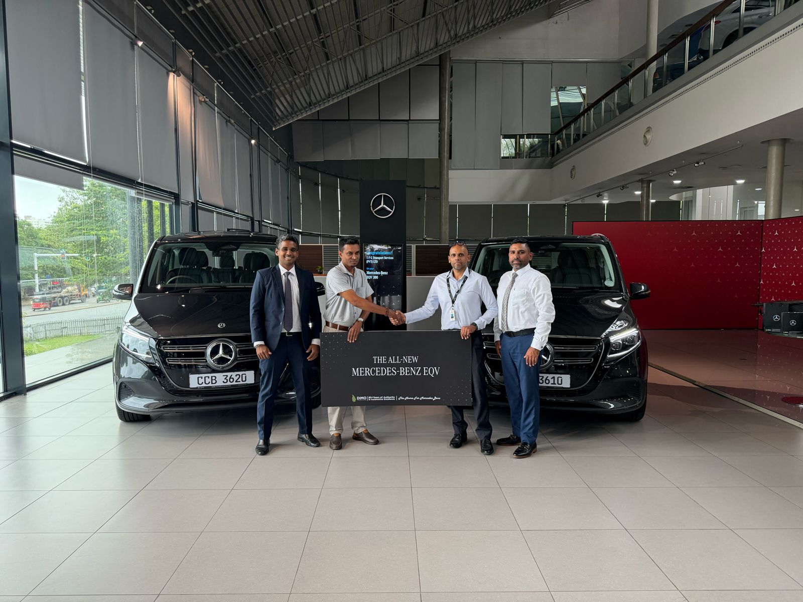 DIMO Delivers Electric Mercedes-Benz EQV to Local Transport Company